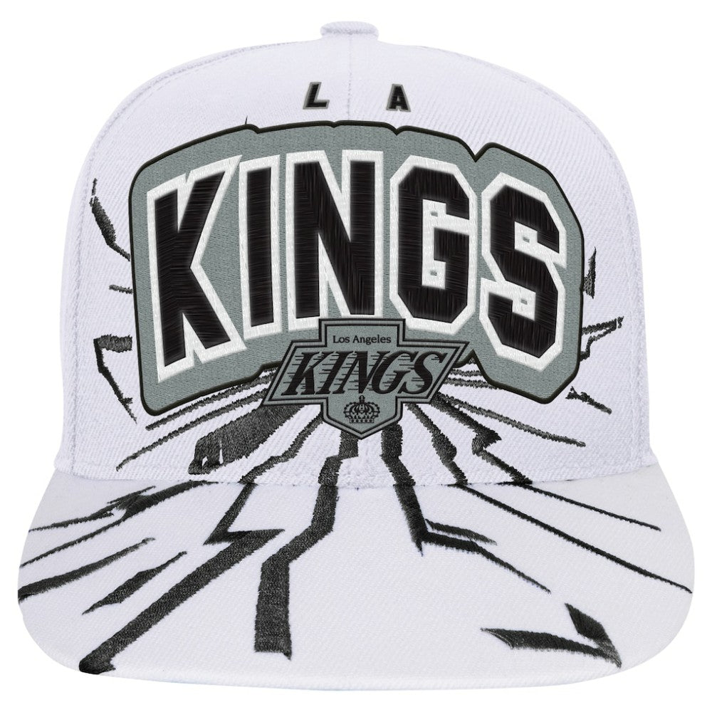 Los Angeles Kings Mitchell & Ness Youth After Shock Snapback Hat White