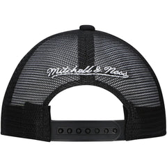 Chicago Blackhawks Mitchell & Ness Youth Core Trucker Adjustable Hat Black