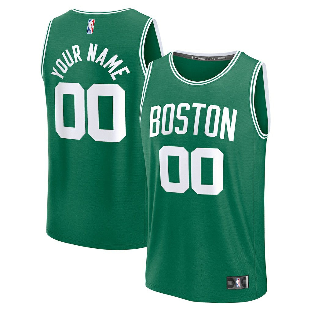 Boston Celtics Fast Break Custom Jersey - Icon Edition - Kelly Green | Fanatics discount