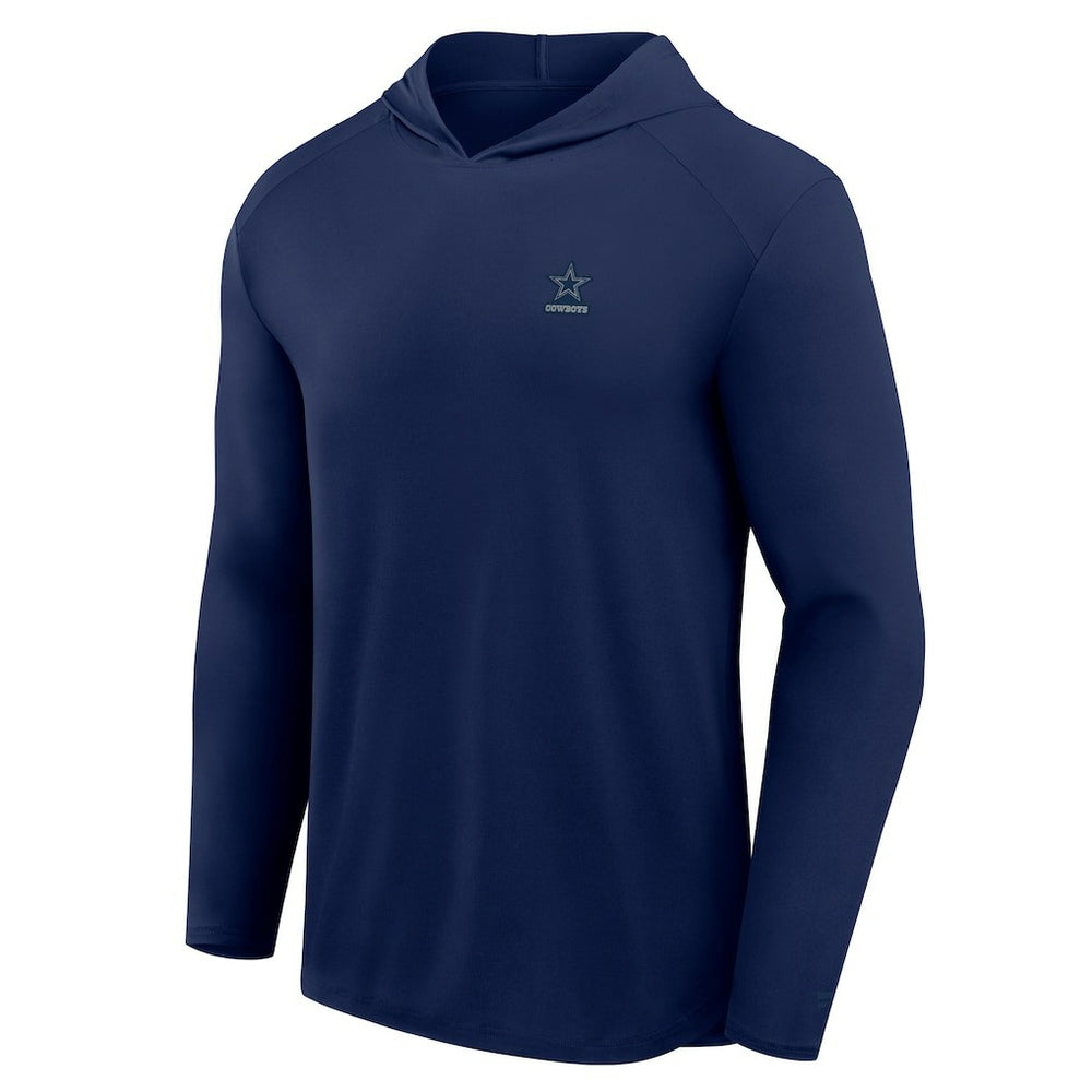 Dallas Cowboys Front Office Power Mono Long Sleeve Hoodie T-Shirt - Navy on sale