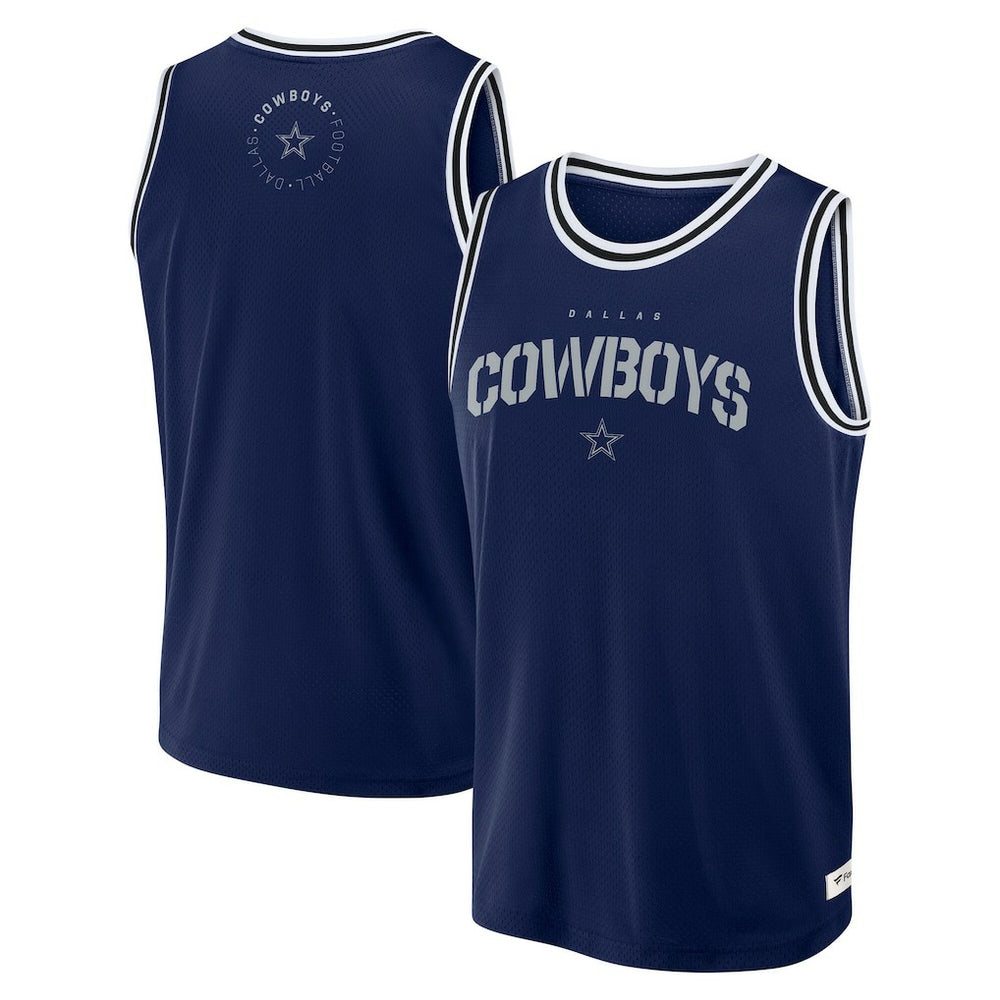 Dallas Cowboys Elements Future Ground Jersey Tank Top - Navy discount