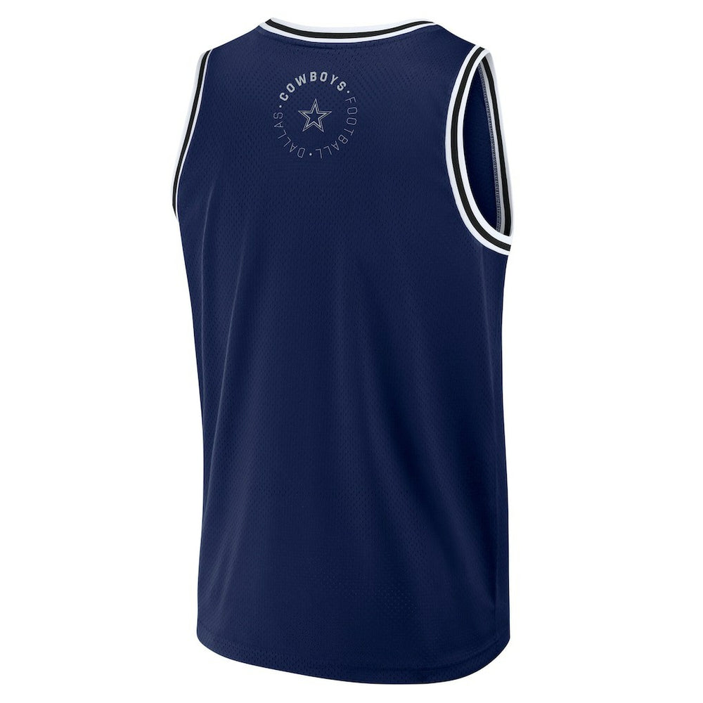 Dallas Cowboys Elements Future Ground Jersey Tank Top - Navy discount