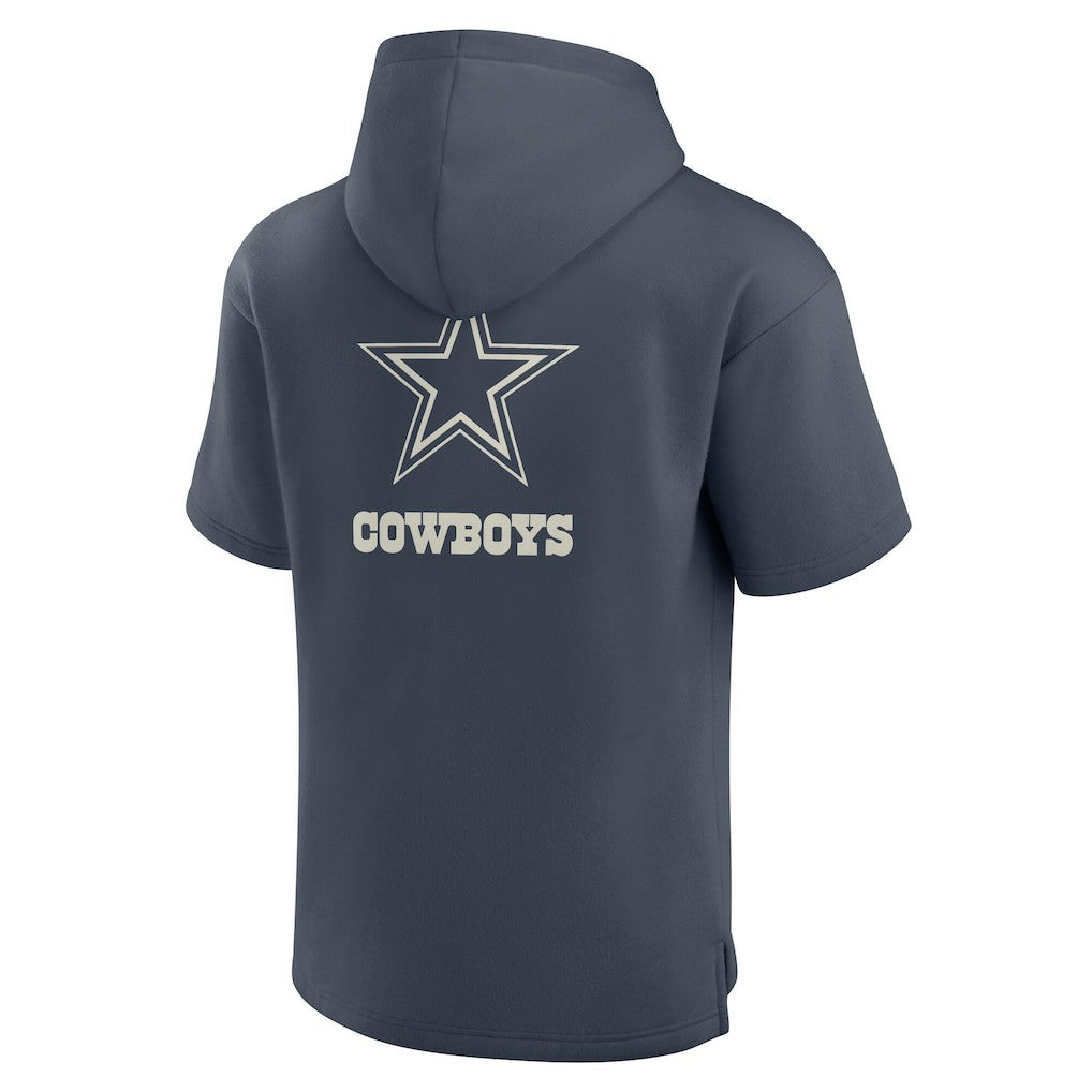 Dallas Cowboys Elements Future Ground Lettering Short Sleeve Pullover Hoodie - Navy for sale