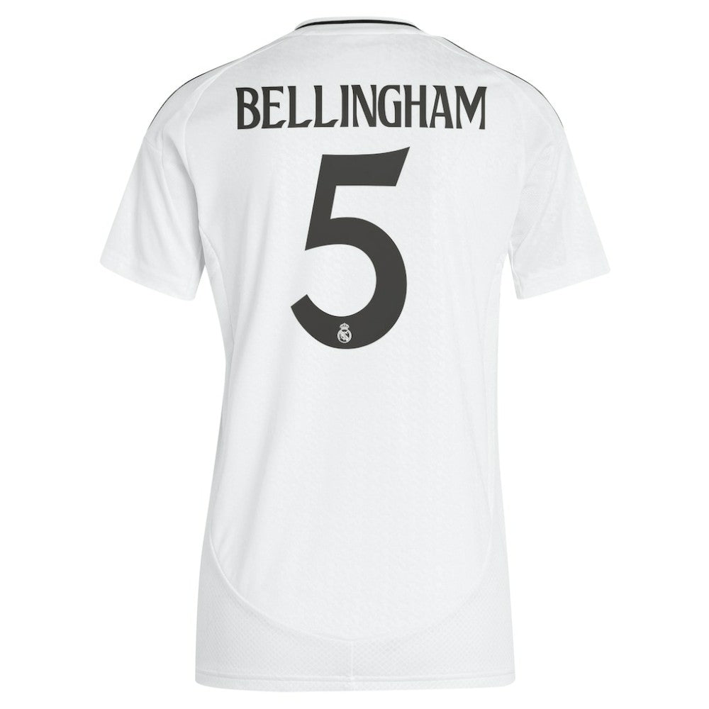 Jude Bellingham Real Madrid Women's 2024/25 Home Replica Player Jersey - White | Adidas outlet