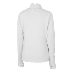 Buffalo Bills Cutter & Buck Women's Traverse Stretch DryTec Quarter-Zip Top - White cheap