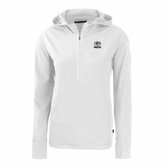 Green Bay Packers Cutter & Buck Women's Daybreak Eco Recycled Half-Zip Hoodie - White cheap