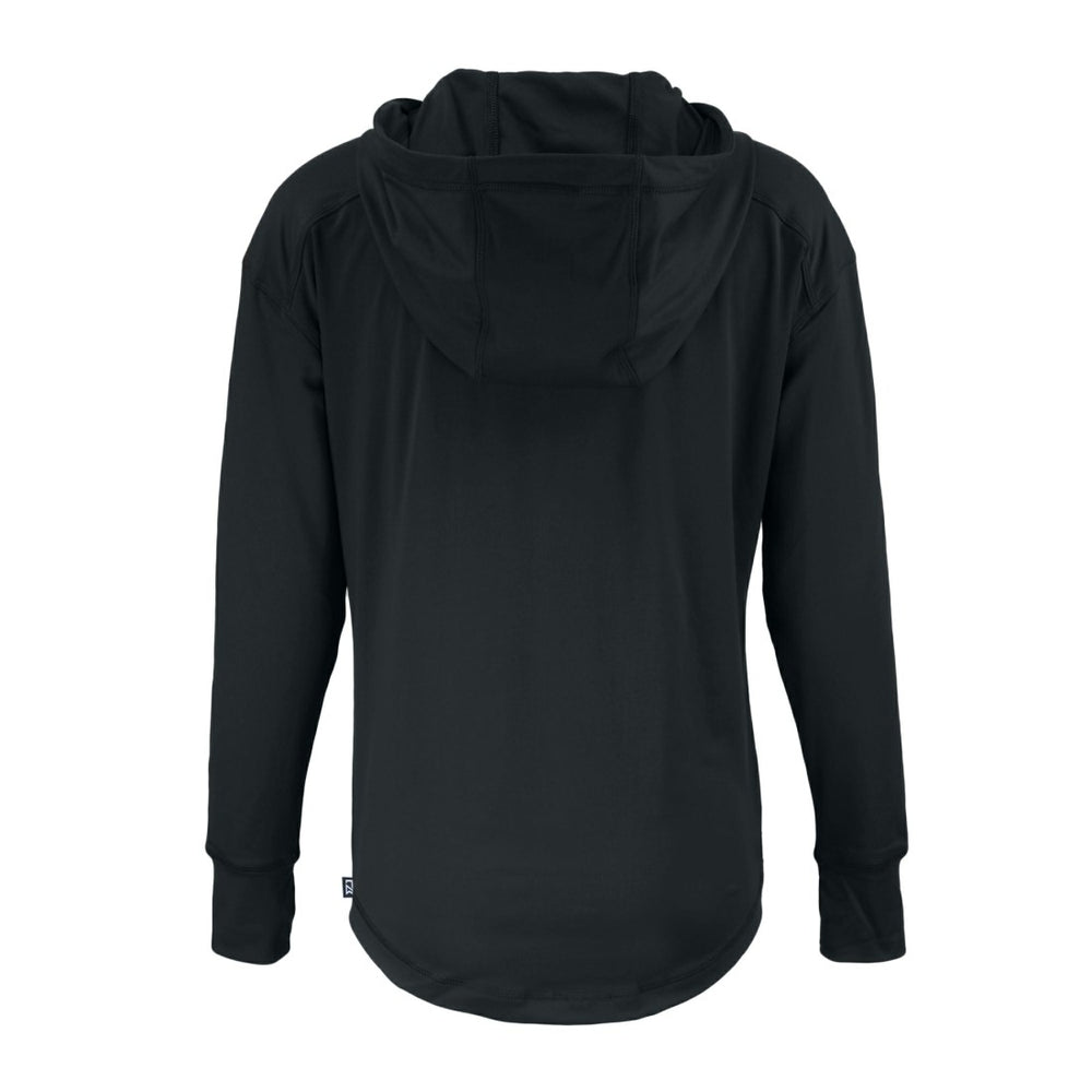 Detroit Lions Cutter & Buck Women's Daybreak Eco Recycled Half-Zip Hoodie - Black for sale