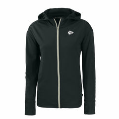 Kansas City Chiefs Cutter & Buck Women's Daybreak Eco Recycled Full-Zip Hoodie - Black sale