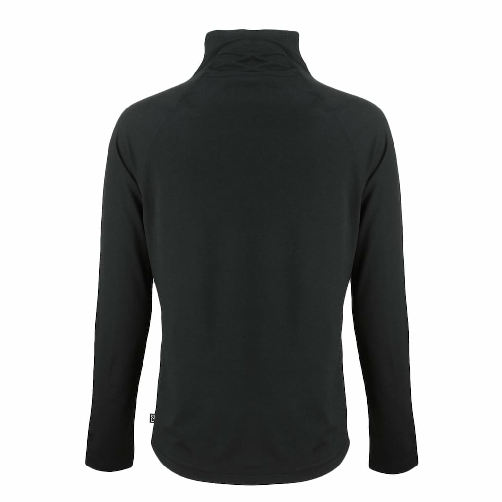 Miami Dolphins Cutter & Buck Women's Coastline Epic Comfort Eco Recycled Funnel Neck Pullover Sweatshirt - Black discount