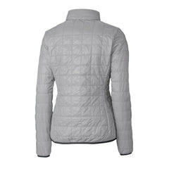 Las Vegas Raiders Cutter & Buck Women's Rainier PrimaLoft Eco Insulated Full-Zip Puffer Jacket - Gray sale