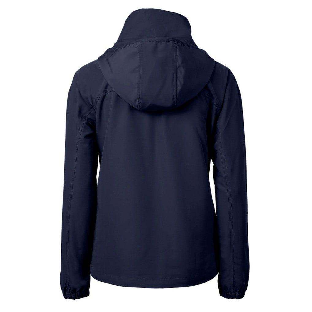 Chicago Bears Cutter & Buck Women's Charter Eco Recycled Half-Zip Hoodie Anorak Jacket - Navy sale
