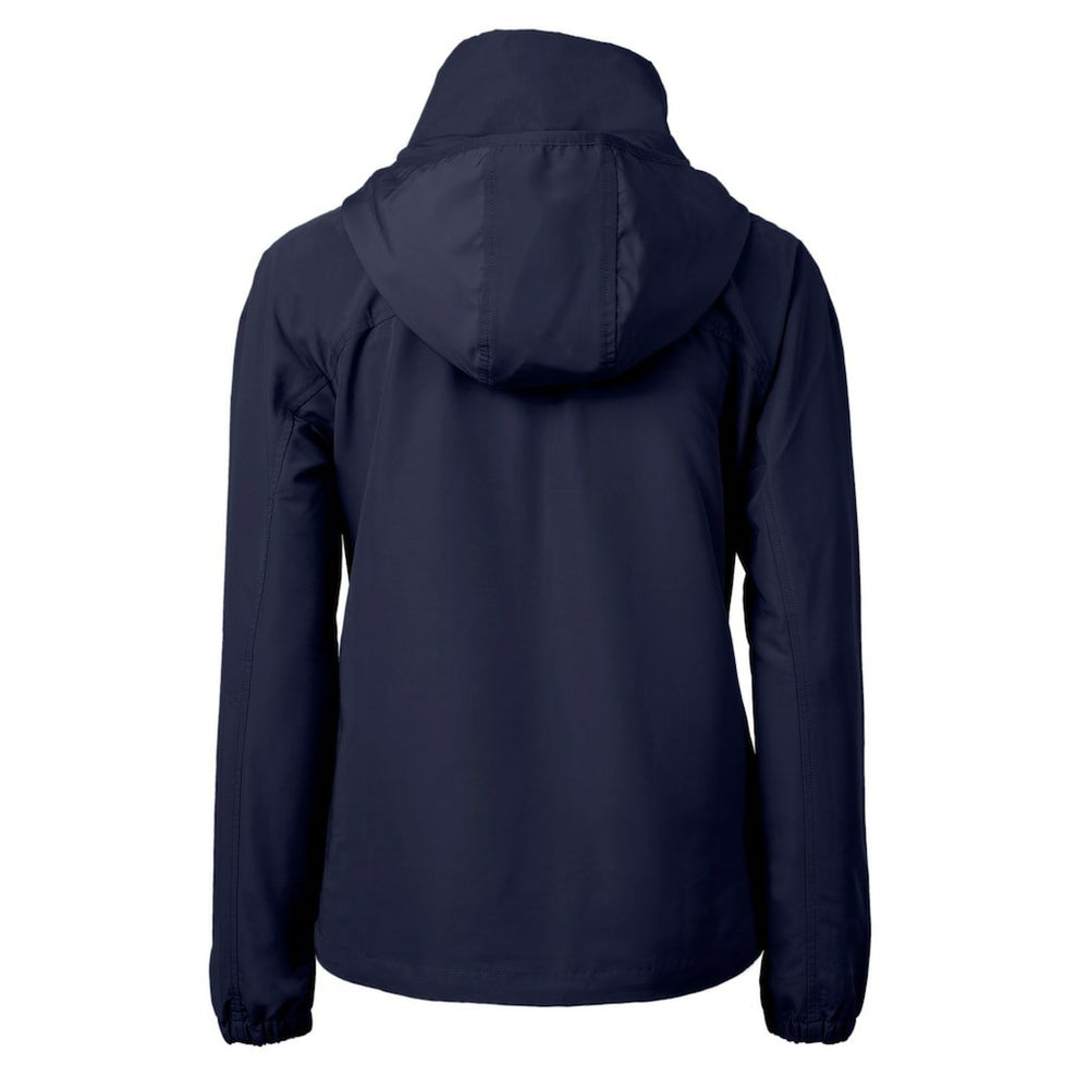 Chicago Bears Cutter & Buck Women's Charter Eco Recycled Half-Zip Hoodie Anorak Jacket - Navy sale