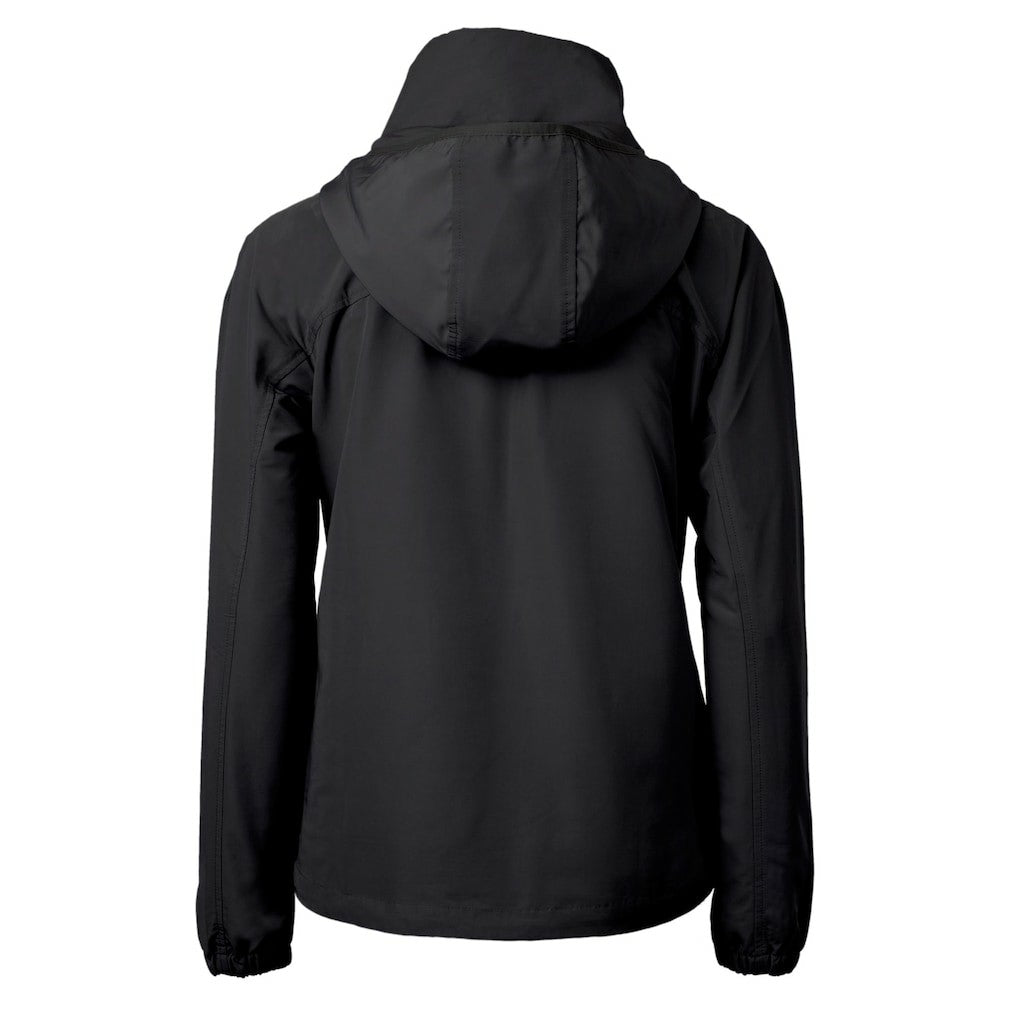 Los Angeles Chargers Cutter & Buck Women's Charter Eco Recycled Half-Zip Hoodie Anorak Jacket - Black for sale