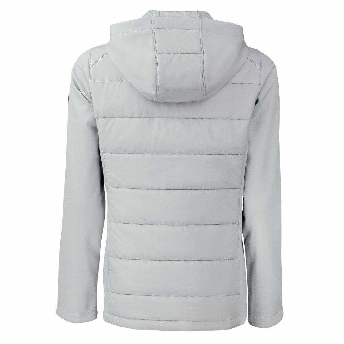 Detroit Lions Cutter & Buck Women's Evoke Hybrid Eco Softshell Recycled Full-Zip Hoodie Jacket - Gray discount
