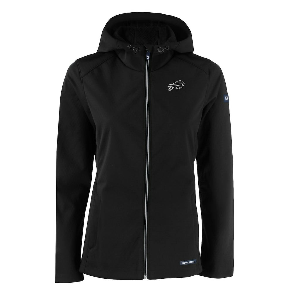 Buffalo Bills Cutter & Buck Women's Evoke Eco Softshell Recycled Full-Zip Hoodie Jacket - Black online