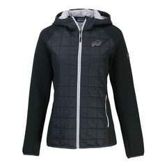 Buffalo Bills Cutter & Buck Women's Rainier PrimaLoft Eco Hybrid Full-Zip Hoodie Jacket - Black discount