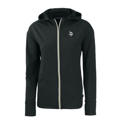 Minnesota Vikings Cutter & Buck Women's Daybreak Eco Recycled Full-Zip Hoodie - Black cheap
