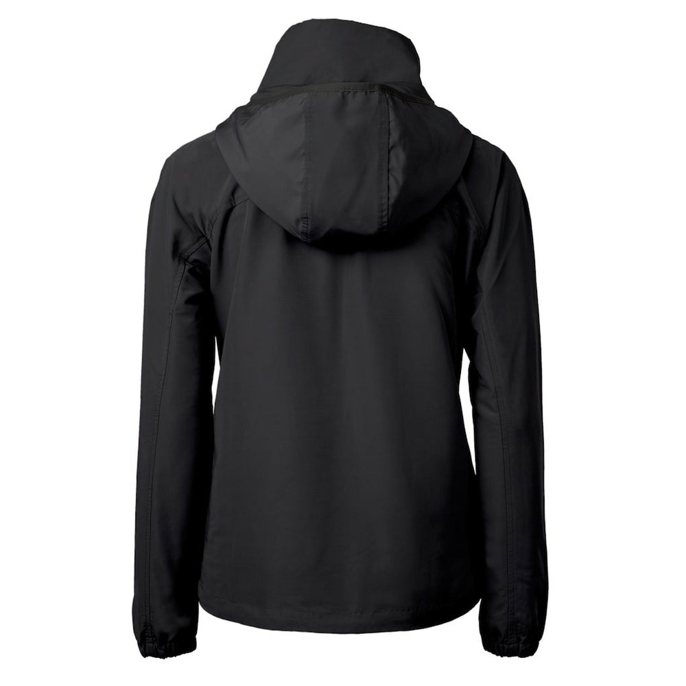 Seattle Seahawks Cutter & Buck Women's Charter Eco Recycled Half-Zip Hoodie Anorak Jacket - Black sale