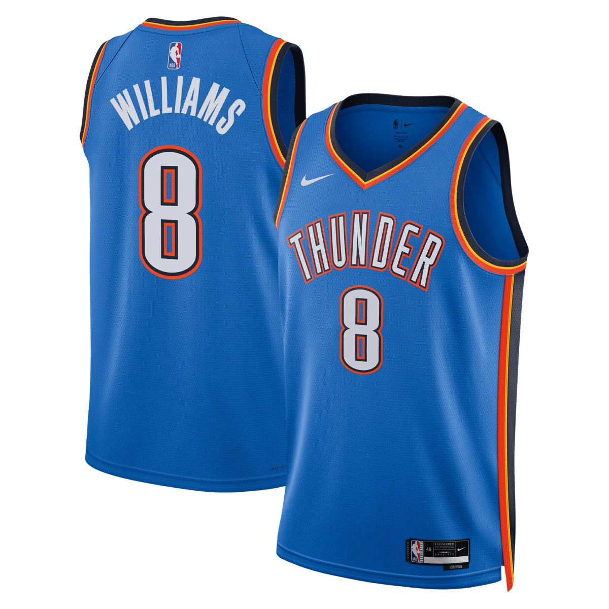 Jalen Williams Oklahoma City Thunder Unisex Swingman Replica Jersey - Icon Edition - Blue | Nike online