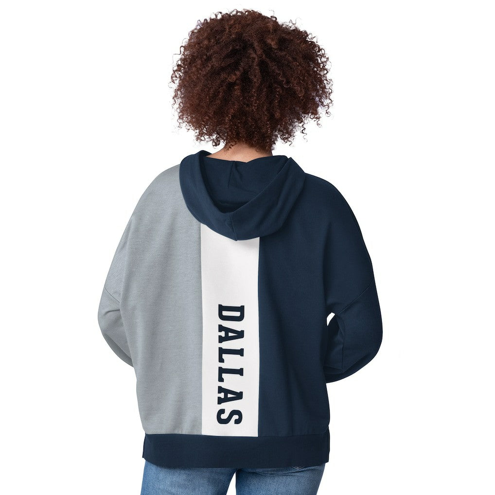 Dallas Cowboys Starter Women's Power Move Long Sleeve Pullover Hoodie - Navy cheap