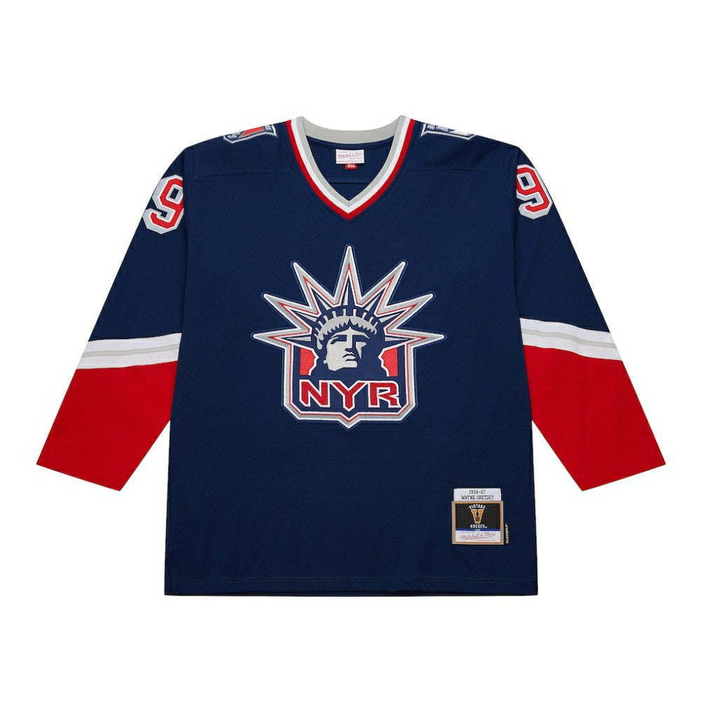 Wayne Gretzky New York Rangers Mitchell & Ness Youth 1996/97  Power Play Player Jersey