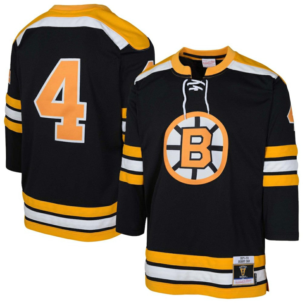 Bobby Orr Boston Bruins Mitchell & Ness Youth  Power Play Player Jersey Black