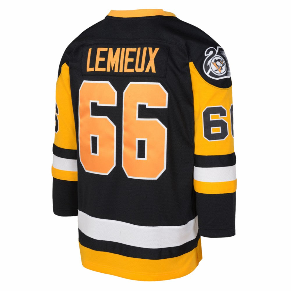 Mario Lemieux Pittsburgh Penguins Mitchell & Ness Preschool 1991/92 Blue Line 2.0 Player Jersey Black