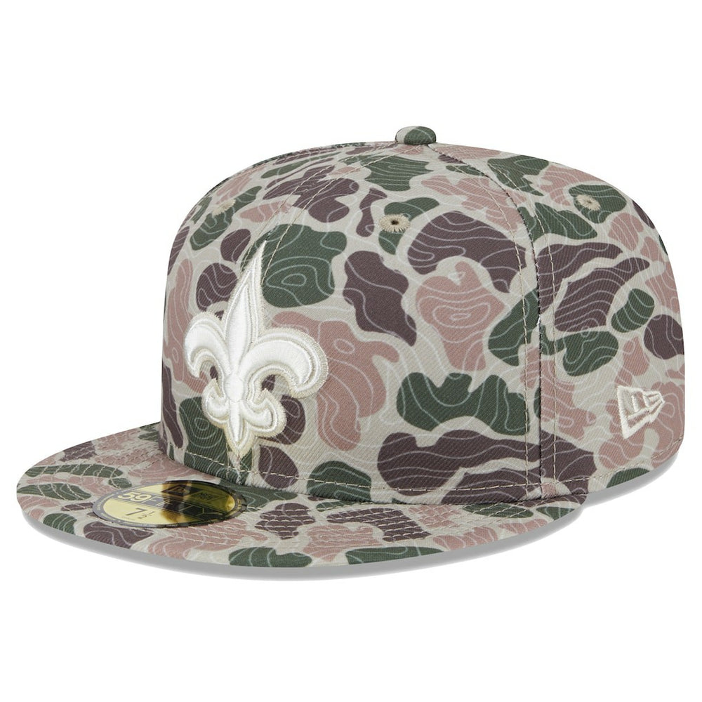 New Orleans Saints New Era Geo Camo 59FIFTY Fitted Hat on sale