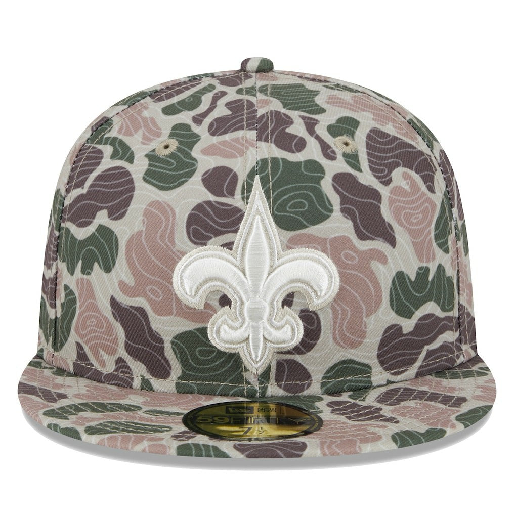 New Orleans Saints New Era Geo Camo 59FIFTY Fitted Hat on sale