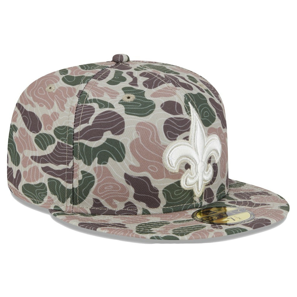 New Orleans Saints New Era Geo Camo 59FIFTY Fitted Hat on sale