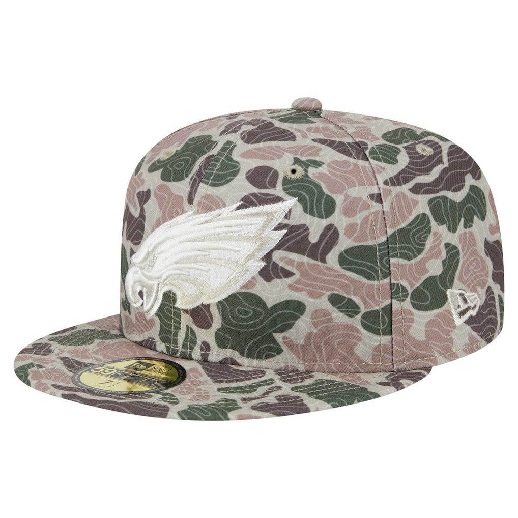 Philadelphia Eagles New Era Geo Camo 59FIFTY Fitted Hat discount