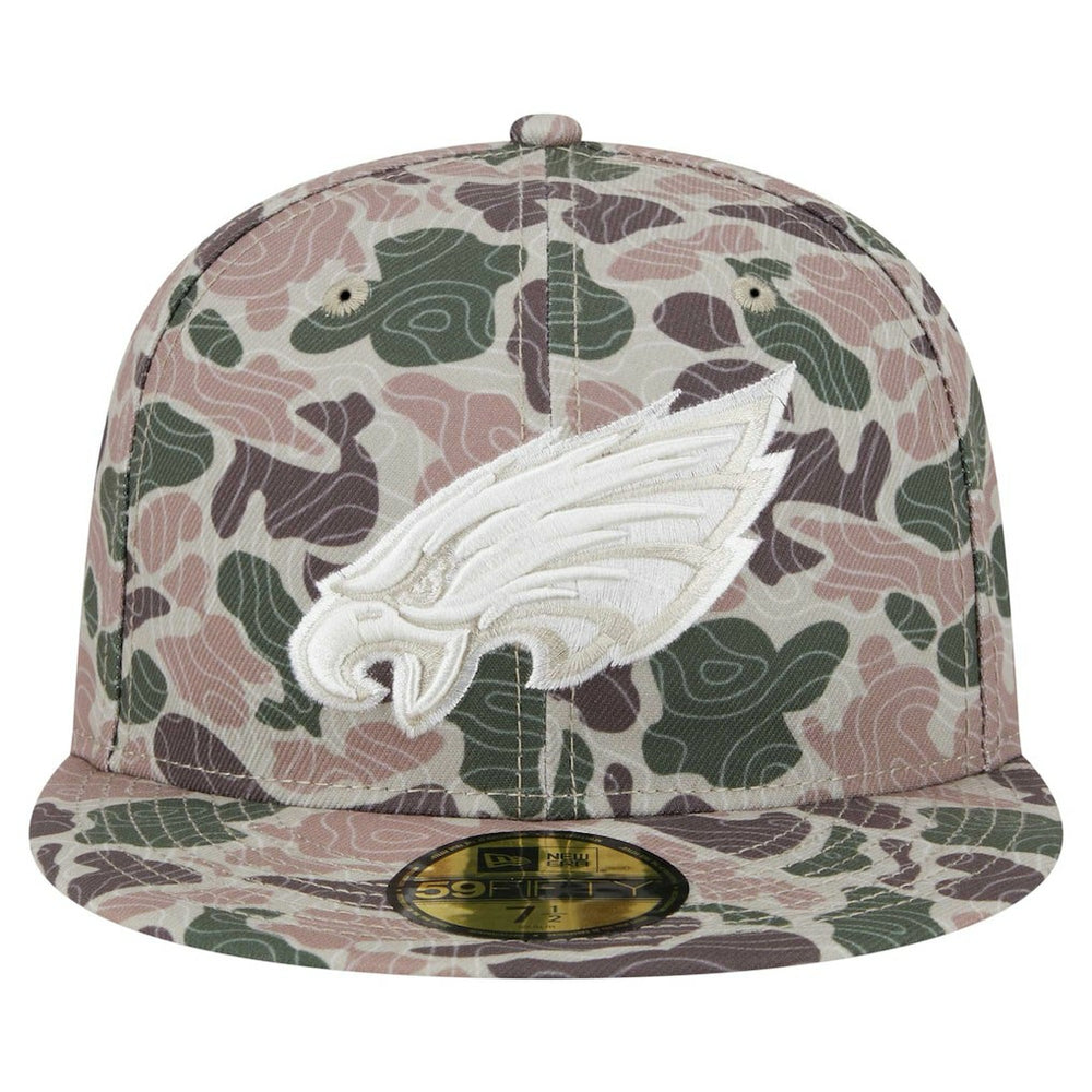 Philadelphia Eagles New Era Geo Camo 59FIFTY Fitted Hat discount