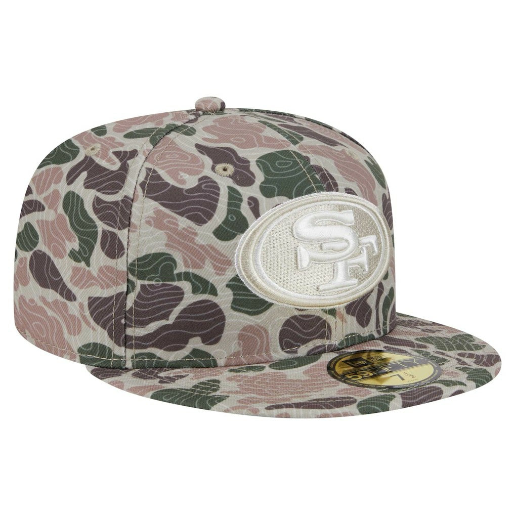 San Francisco 49ers New Era Geo Camo 59FIFTY Fitted Hat for sale