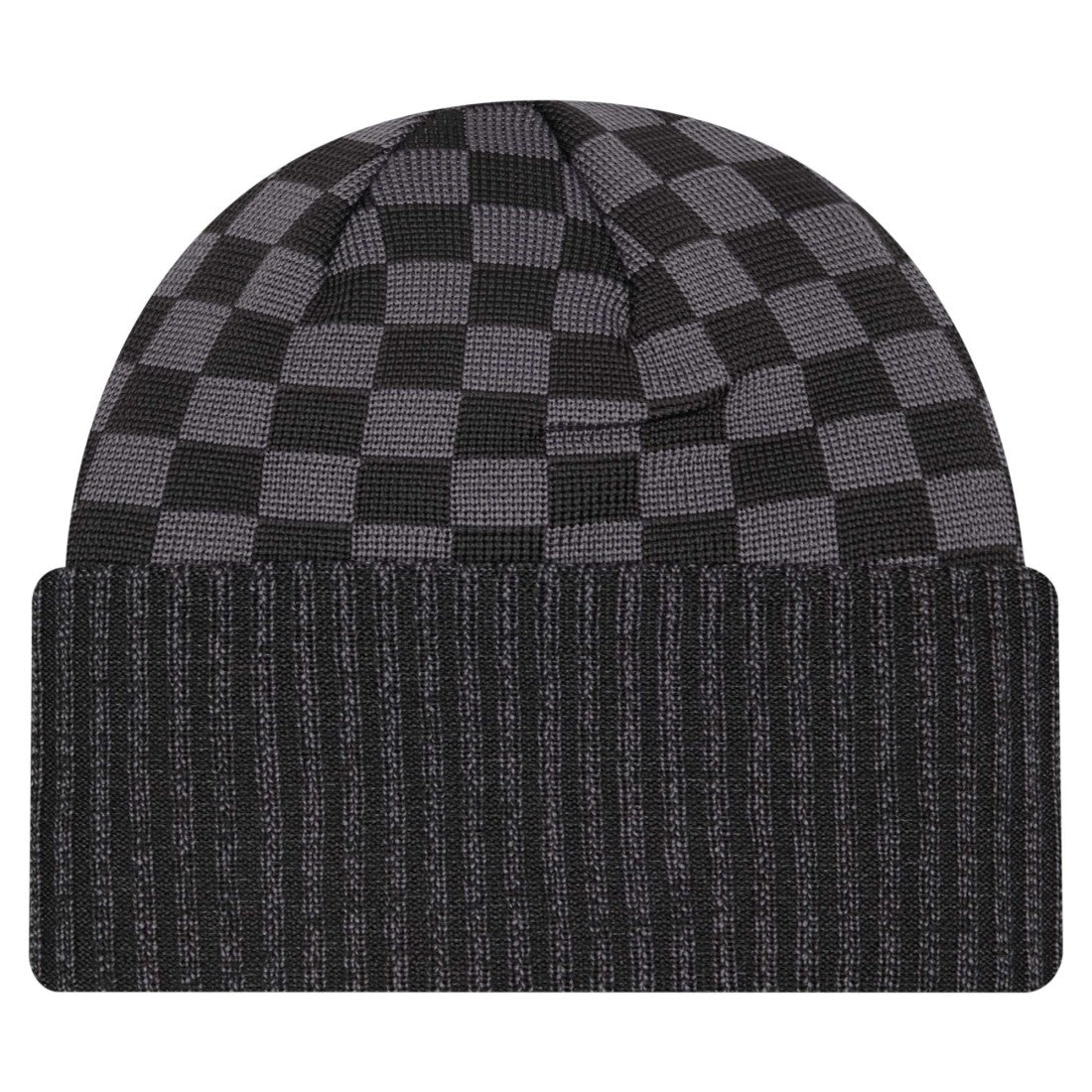 New York Jets New Era Checkered Cuffed Knit Hat - Black sale