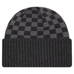New York Jets New Era Checkered Cuffed Knit Hat - Black sale