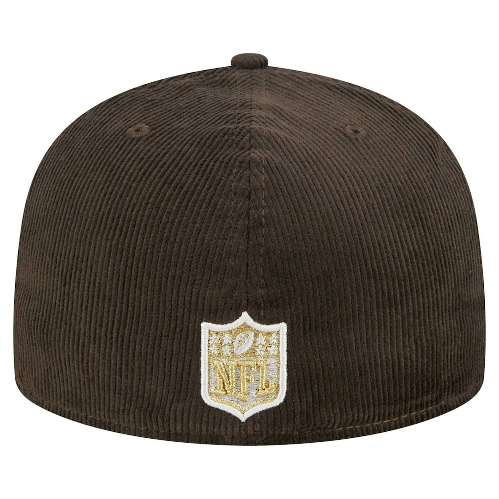 Miami Dolphins New Era Choco Cord 59FIFTY Fitted Hat - Brown cheap
