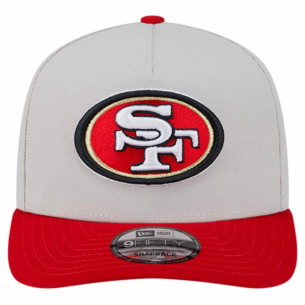San Francisco 49ers New Era Decent 9FIFTY A-Frame Snapback Hat - Stone on sale