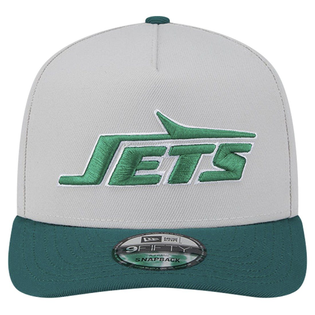 New York Jets New Era Decent 9FIFTY A-Frame Snapback Hat - Stone outlet