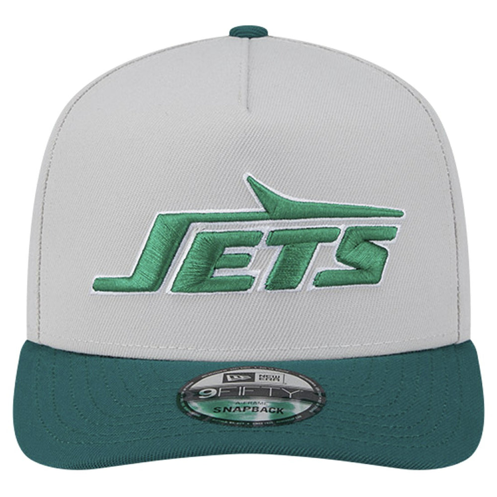 New York Jets New Era Decent 9FIFTY A-Frame Snapback Hat - Stone outlet
