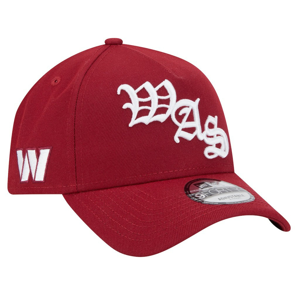 Washington Commanders New Era Mystic 9FORTY A-Frame Adjustable Hat - Burgundy on sale