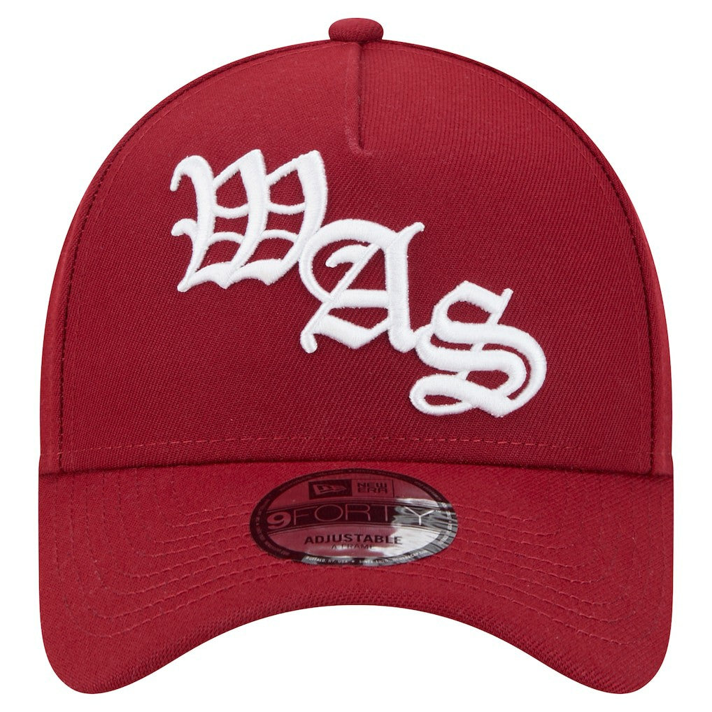 Washington Commanders New Era Mystic 9FORTY A-Frame Adjustable Hat - Burgundy on sale