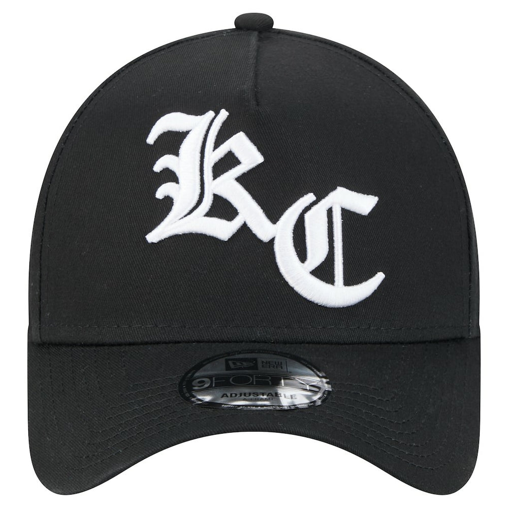 Kansas City Chiefs New Era Mystic 9FORTY A-Frame Adjustable Hat - Black cheap