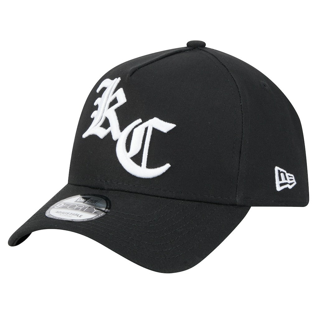 Kansas City Chiefs New Era Mystic 9FORTY A-Frame Adjustable Hat - Black cheap