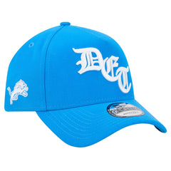 Detroit Lions New Era Mystic 9FORTY A-Frame Adjustable Hat - Blue sale