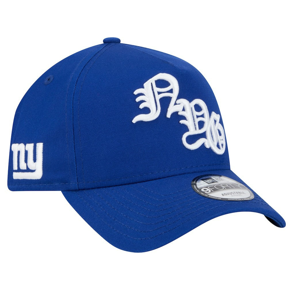 New York Giants New Era Mystic 9FORTY A-Frame Adjustable Hat - Royal on sale