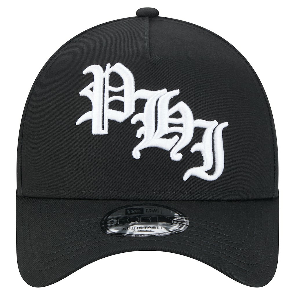 Philadelphia Eagles New Era Mystic 9FORTY A-Frame Adjustable Hat - Black sale