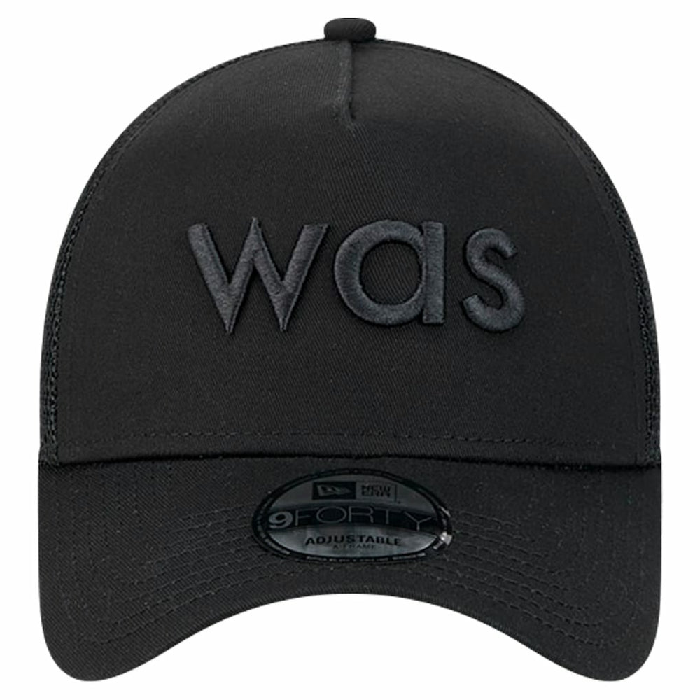 Washington Commanders New Era Domain 9FORTY A-Frame Trucker Adjustable Hat - Black online