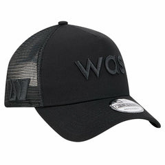 Washington Commanders New Era Domain 9FORTY A-Frame Trucker Adjustable Hat - Black online