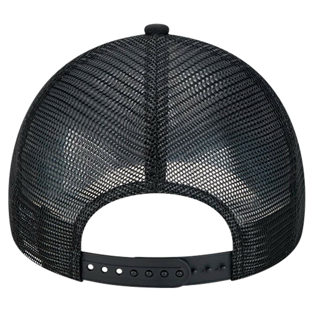 Las Vegas Raiders New Era Domain 9FORTY A-Frame Trucker Adjustable Hat - Black cheap