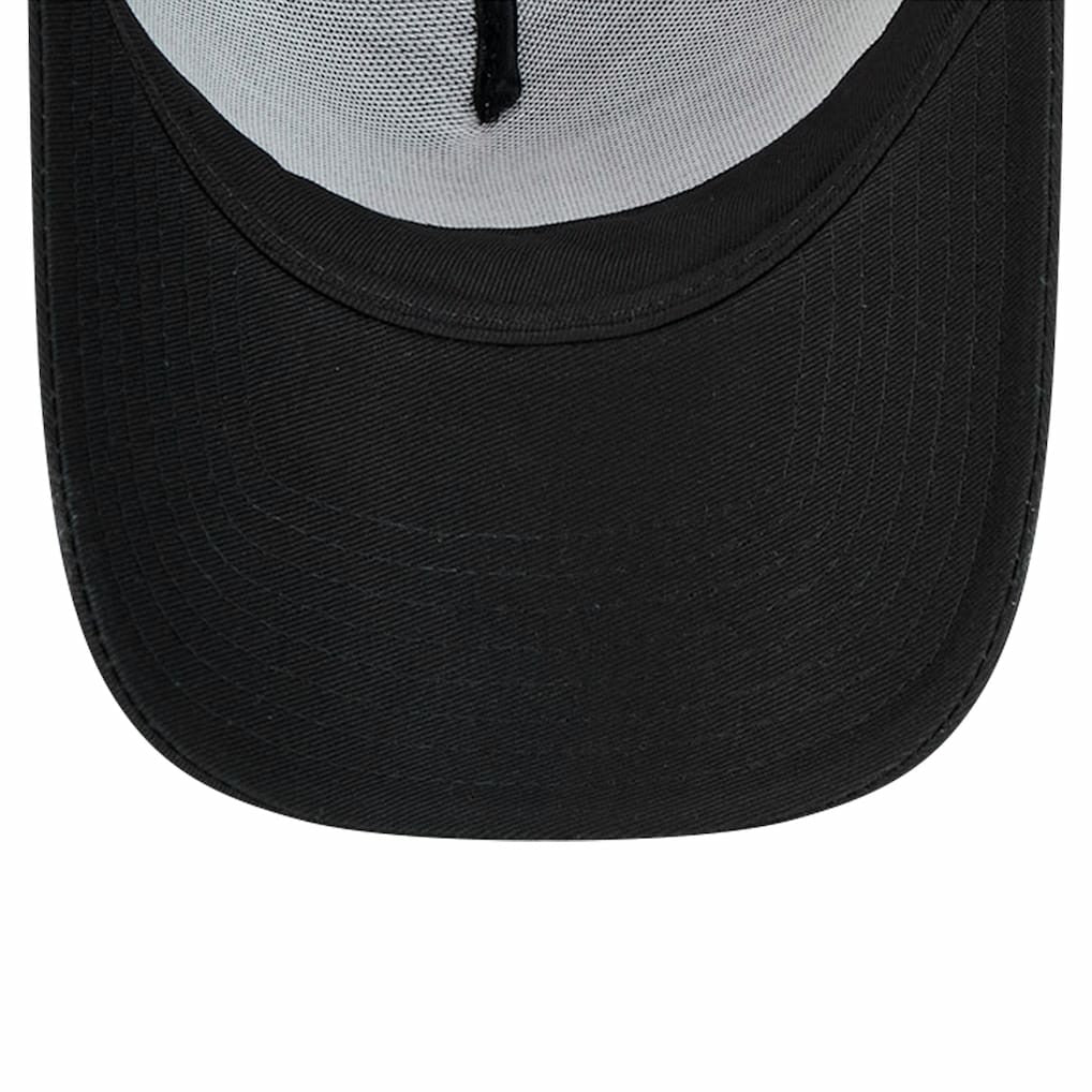Las Vegas Raiders New Era Domain 9FORTY A-Frame Trucker Adjustable Hat - Black cheap